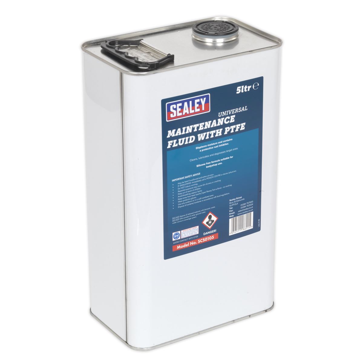 Sealey Universal Maintenance Fluid with PTFE 5L