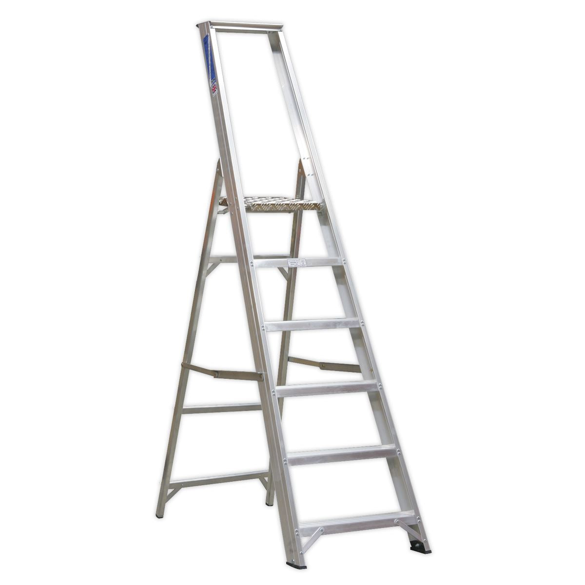 Sealey Aluminium Step Ladder 6-Tread Industrial BS EN 131