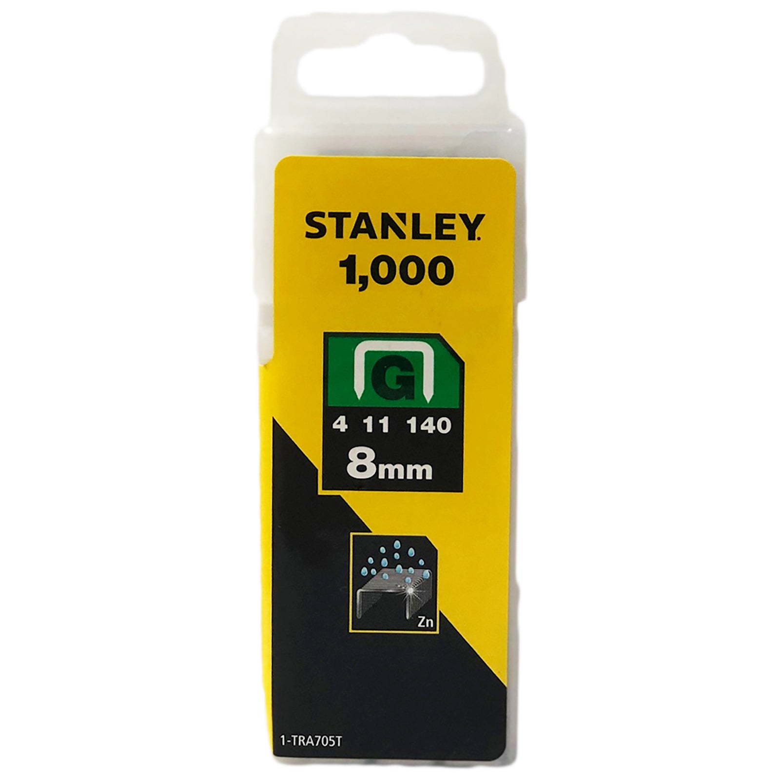 Stanley 1000 Piece Heavy Duty SharpShooter Staples Type G 4/11/140