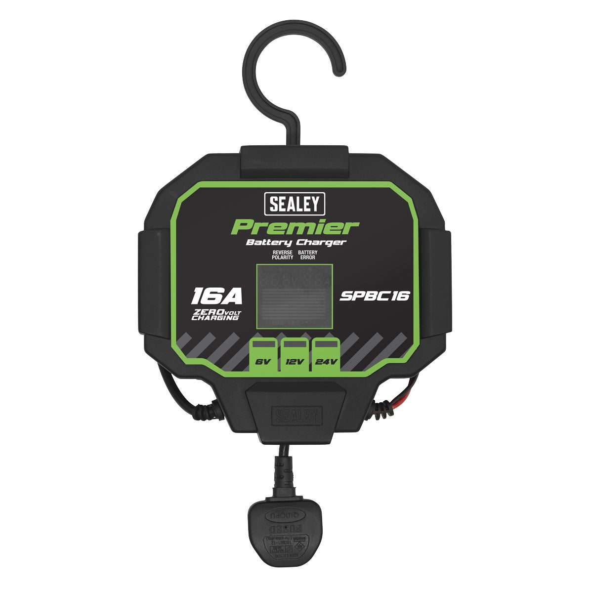 Sealey Premier Battery Maintainer Charger 16A Fully Automatic