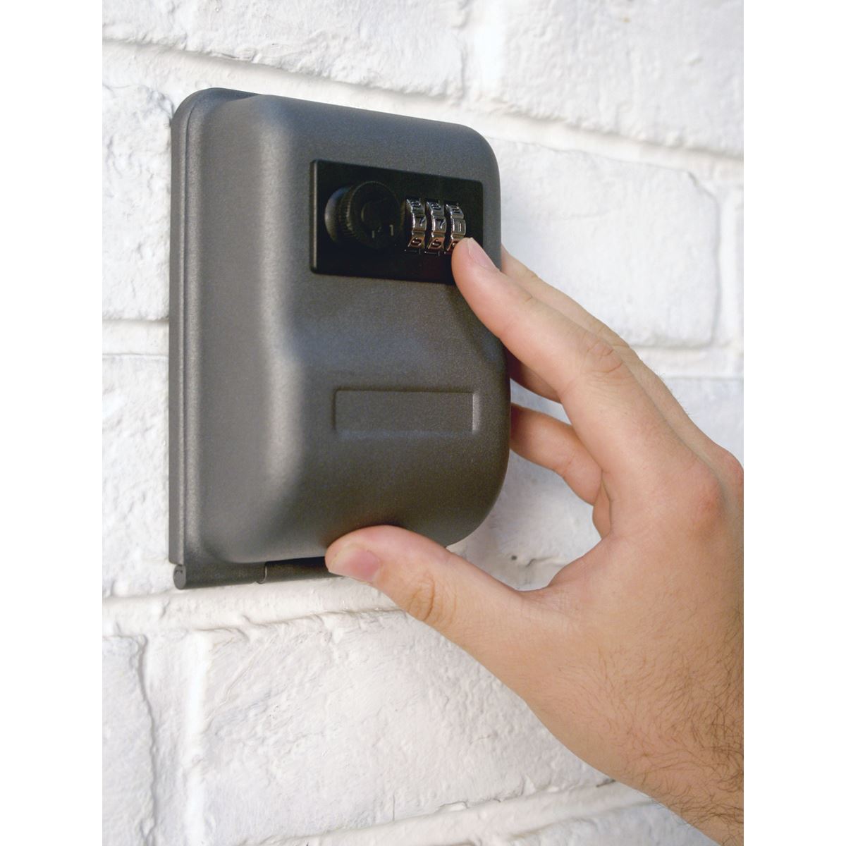 Sealey 3 Digit Combination Key Lock Box Safe Cabinet Press Security