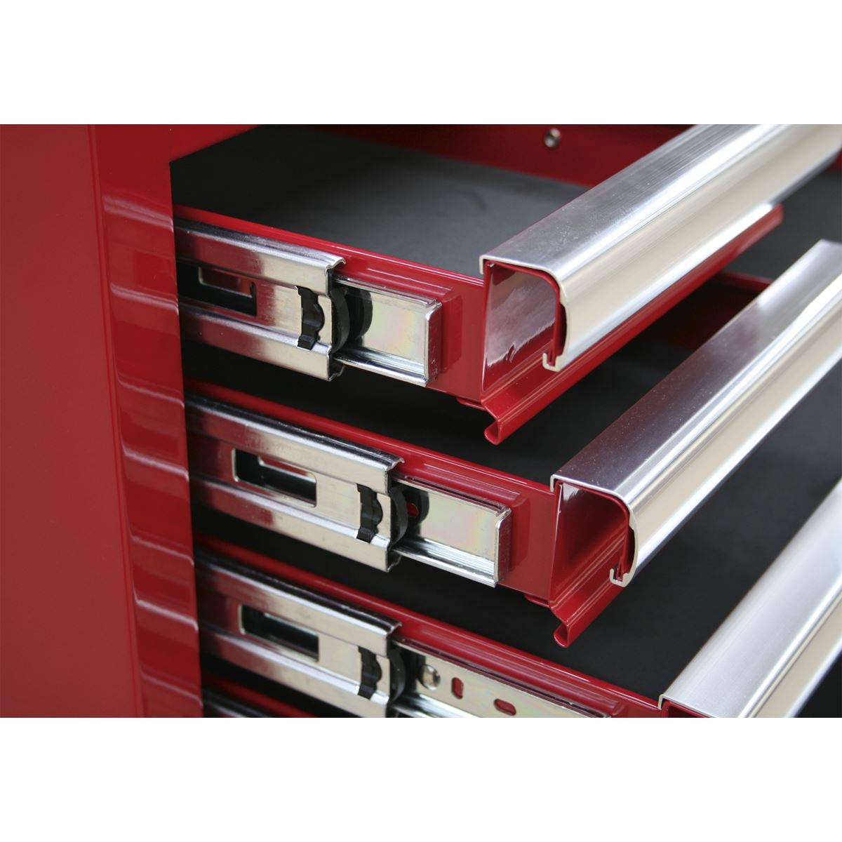 Sealey Superline Pro Mid-Box 2 Drawer with Ball-Bearing Slides - Red