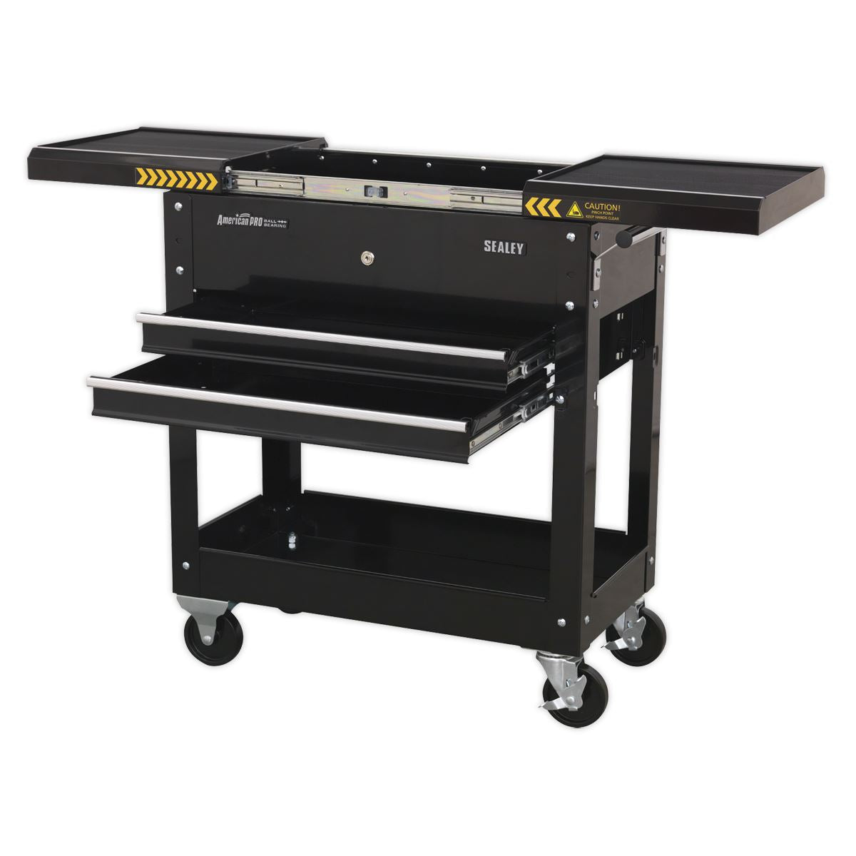Sealey American Pro Mobile Tool & Parts Trolley - Black