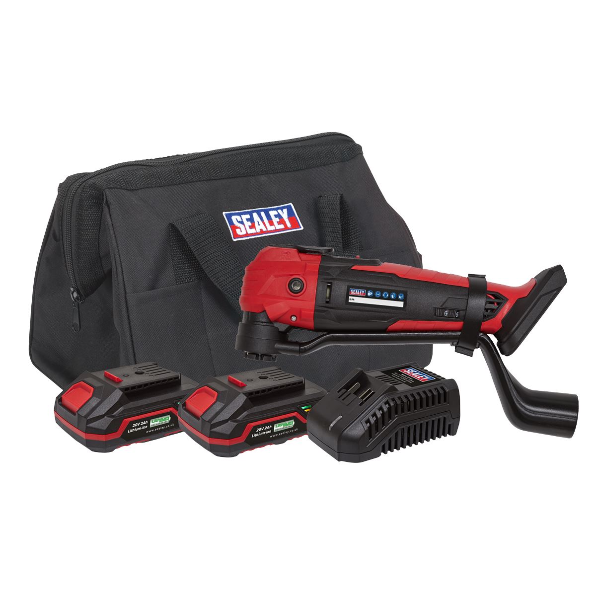 Sealey Cordless Oscillating Multi Tool Kit 20V SV20 Series 2 Batteri