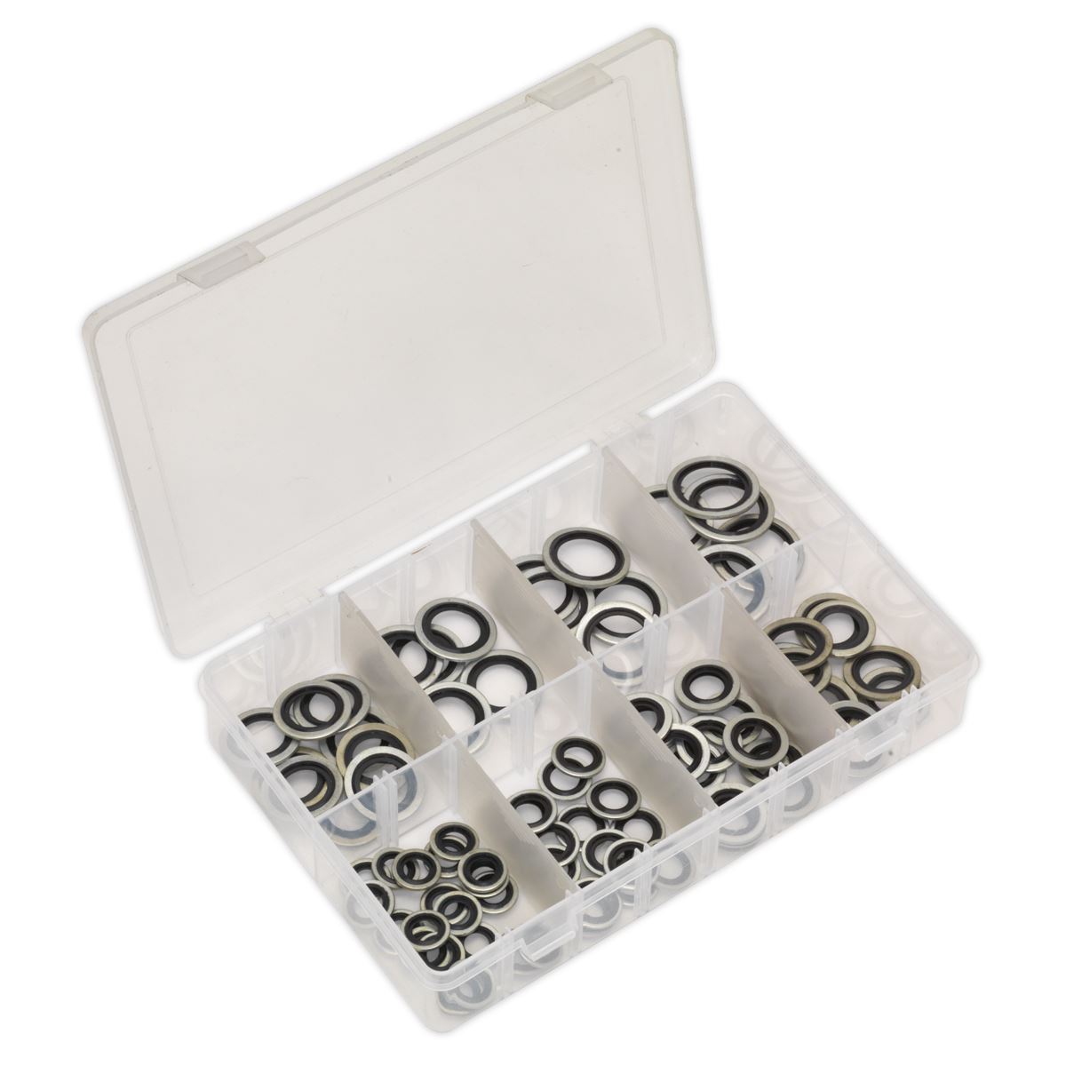 Sealey Bonded Seal (Dowty Seal) Assortment 88pc - Metric