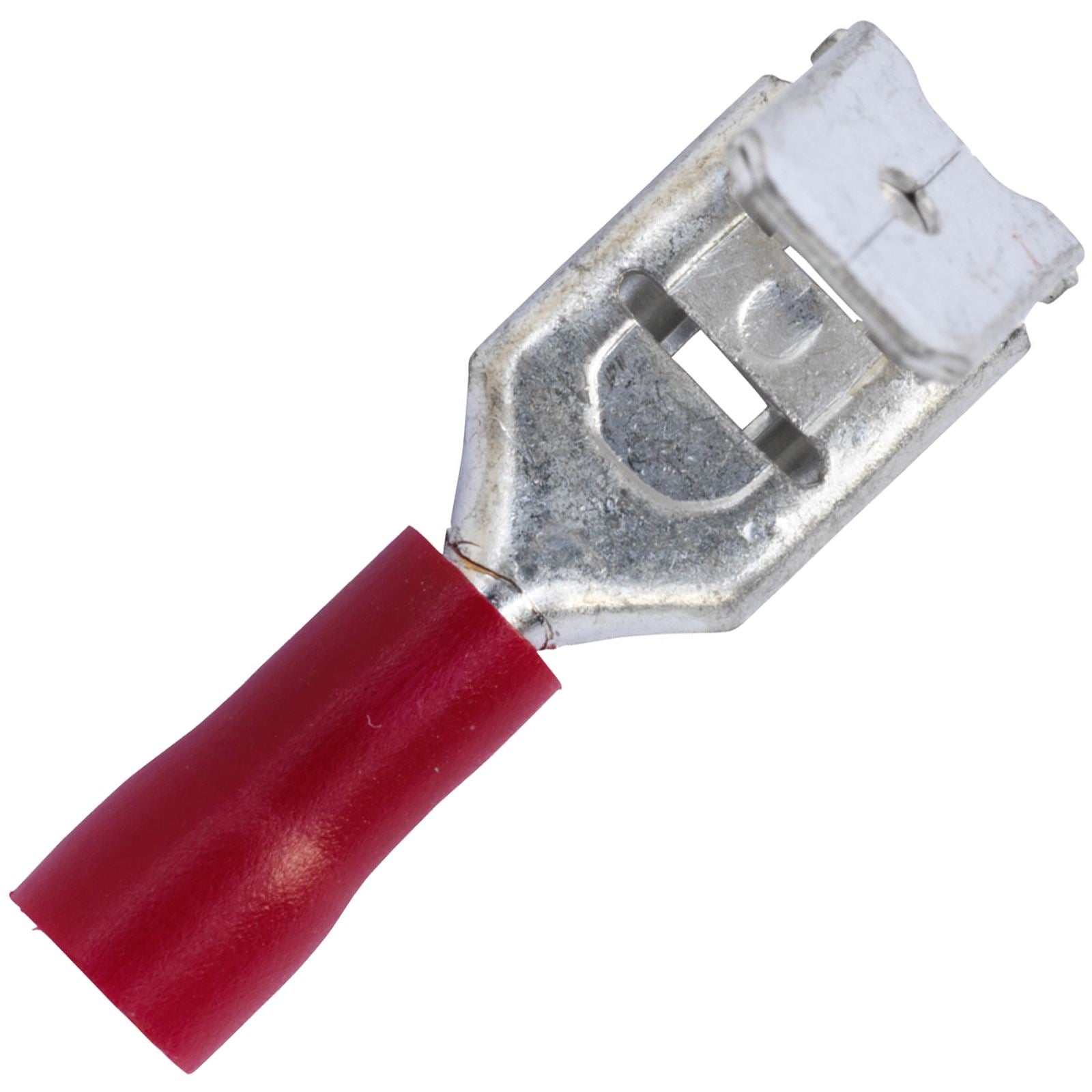 Sealey 100 Pack 6.3mm Red Piggy Back Terminal
