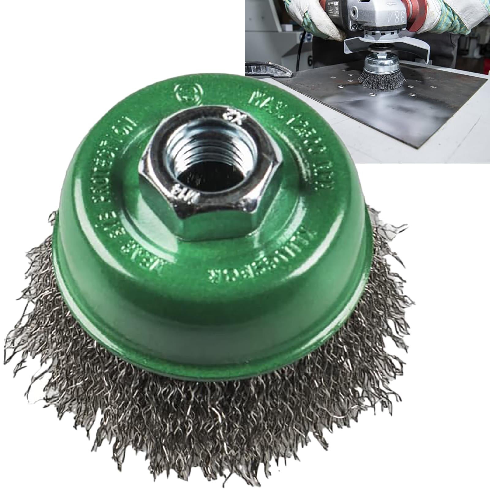 Klingspor Crimped Wire Cup Brush 65mm 80mm M14 Stainless Steel BT600W