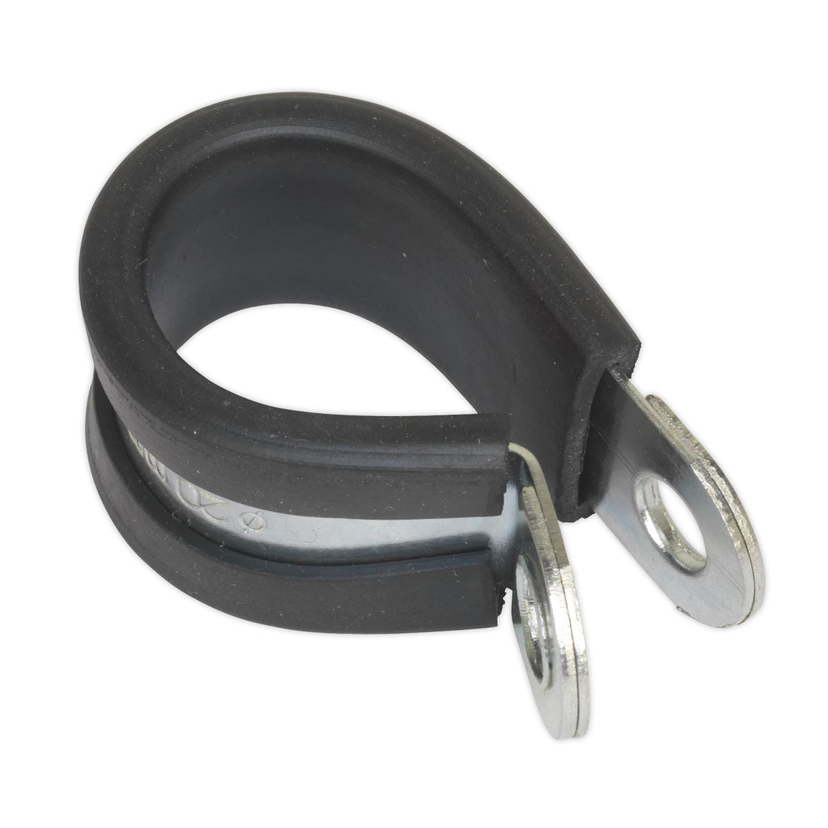 Sealey P-Clip Rubber Lined Ø21mm Pack of 25