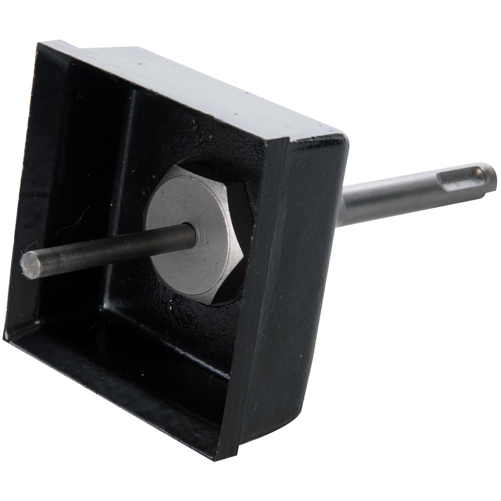 Silverline Square Single Plug Socket Box Cutter 77 x 77mm Masonry Back Box