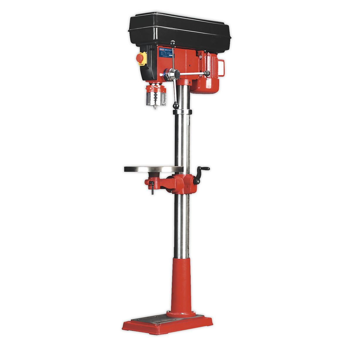 Sealey Pillar Drill Floor Variable Speed 1630mm Height 650W/230V