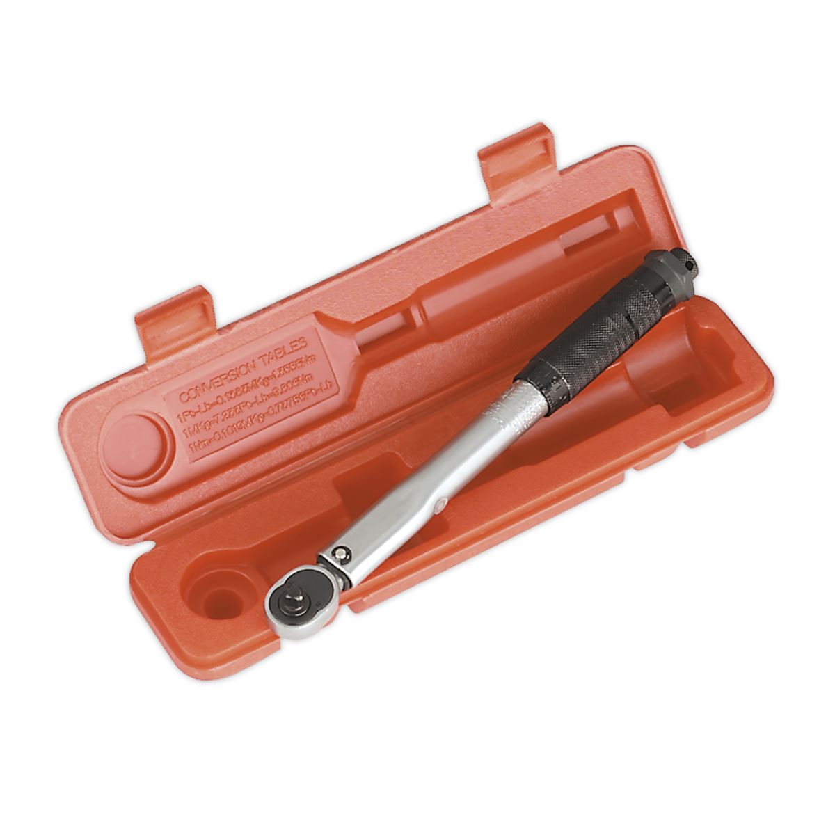 Sealey Premier Torque Wrench Micrometer Style 1/4"Sq Drive 5-25Nm(44-221lb.in) - Calibrated