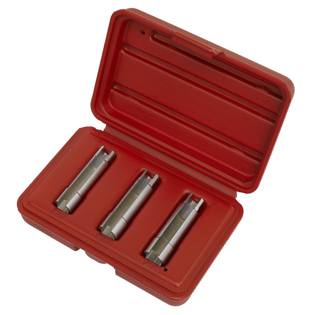 Sealey Glow Plug Socket Set 3 Piece 8mm 9mm 10mm Sockets