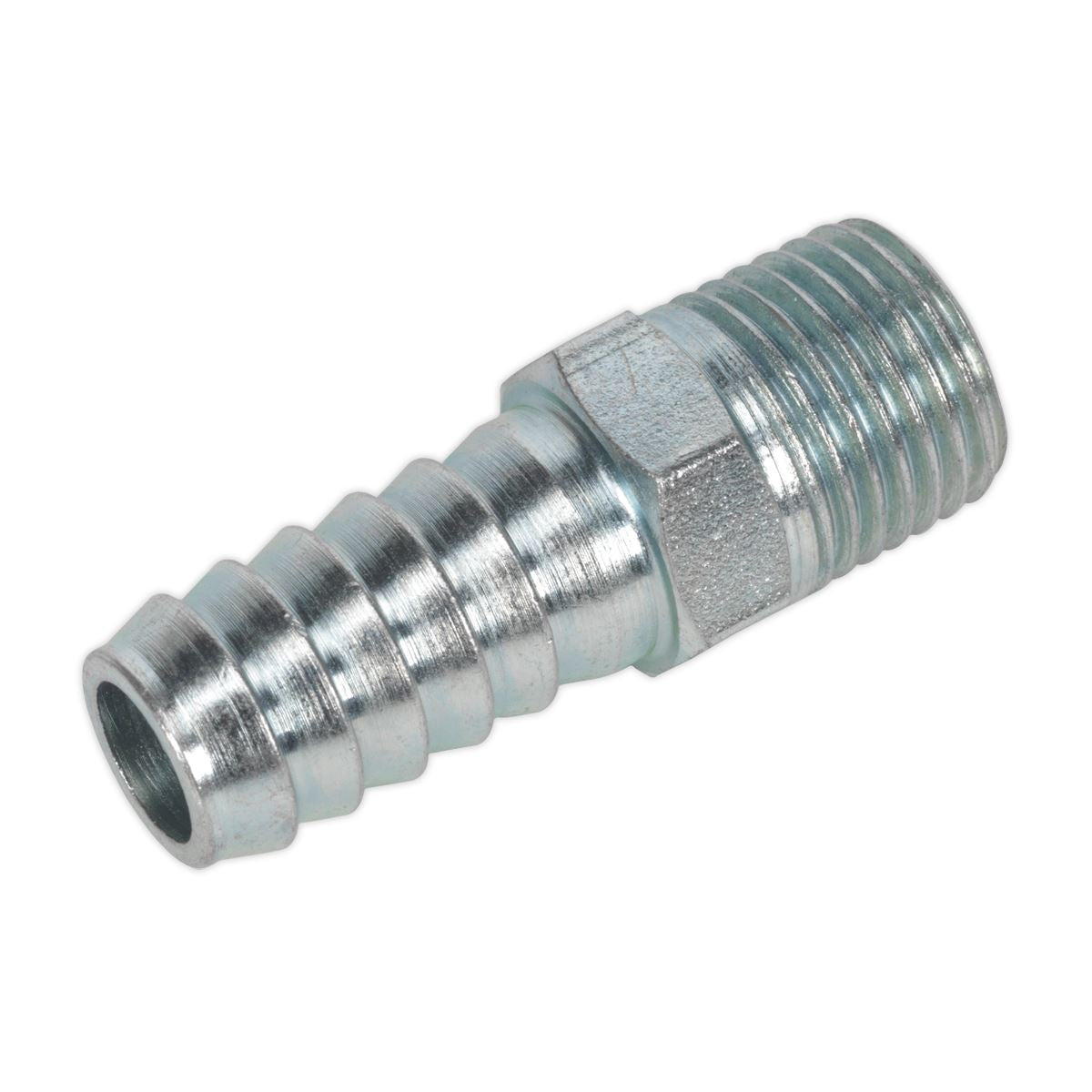 PCL Screwed Tailpiece Male 1/4"BSPT - 3/8" Hose Pack of 5