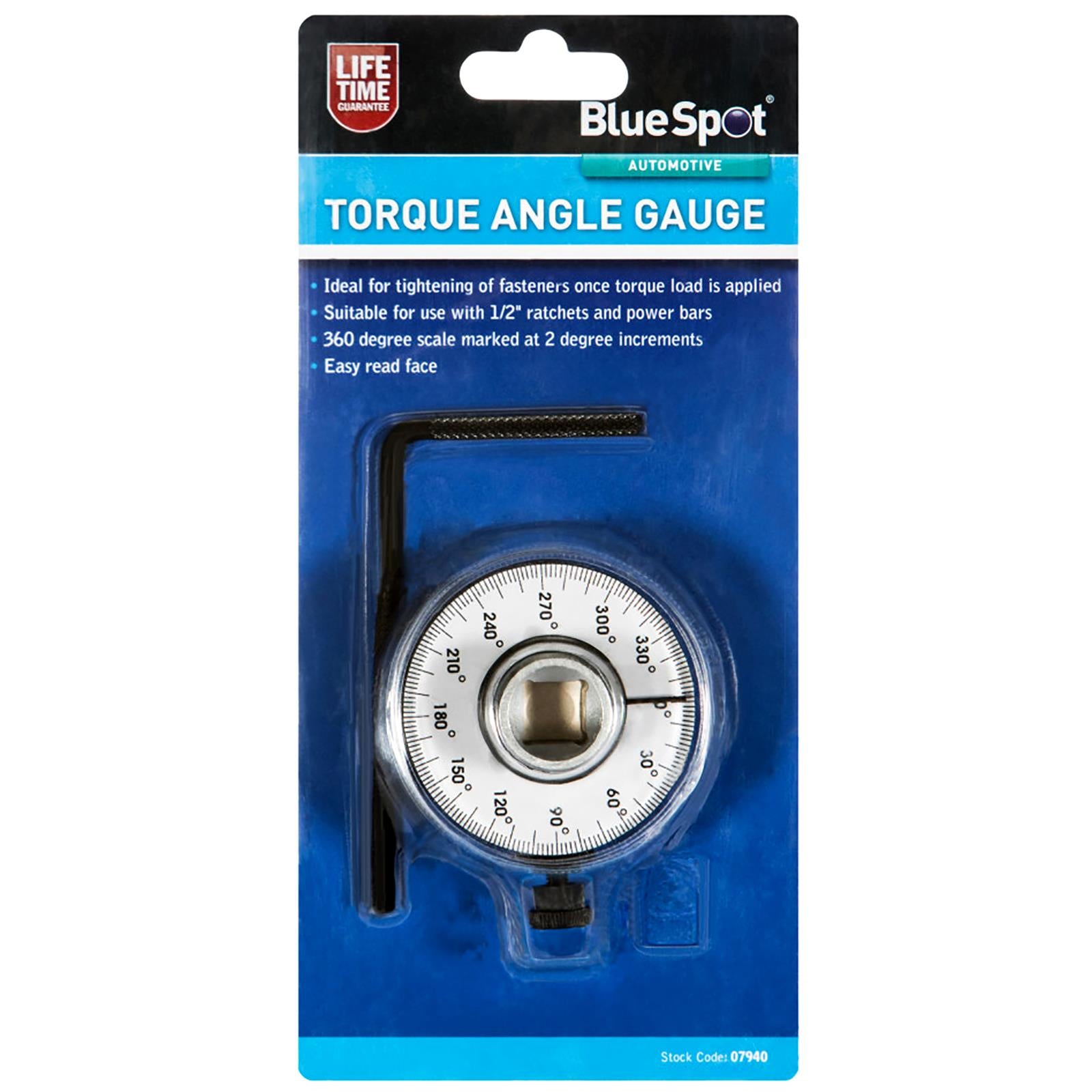 BlueSpot Torque Angle Gauge 1/2" Drive