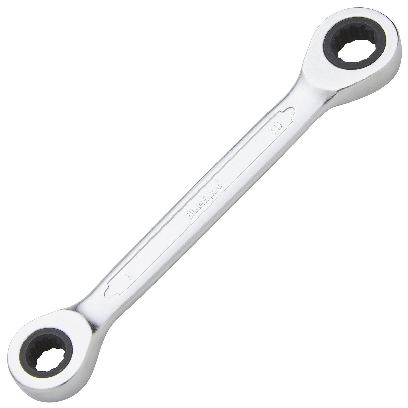 BlueSpot Ratchet Ring Spanner Double End 8mm x 10mm 72 Tooth