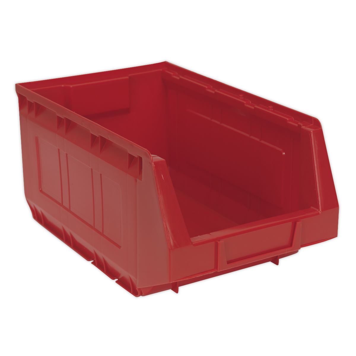 Sealey Plastic Storage Bin 210 x 355 x 165mm - Red Pack of 12