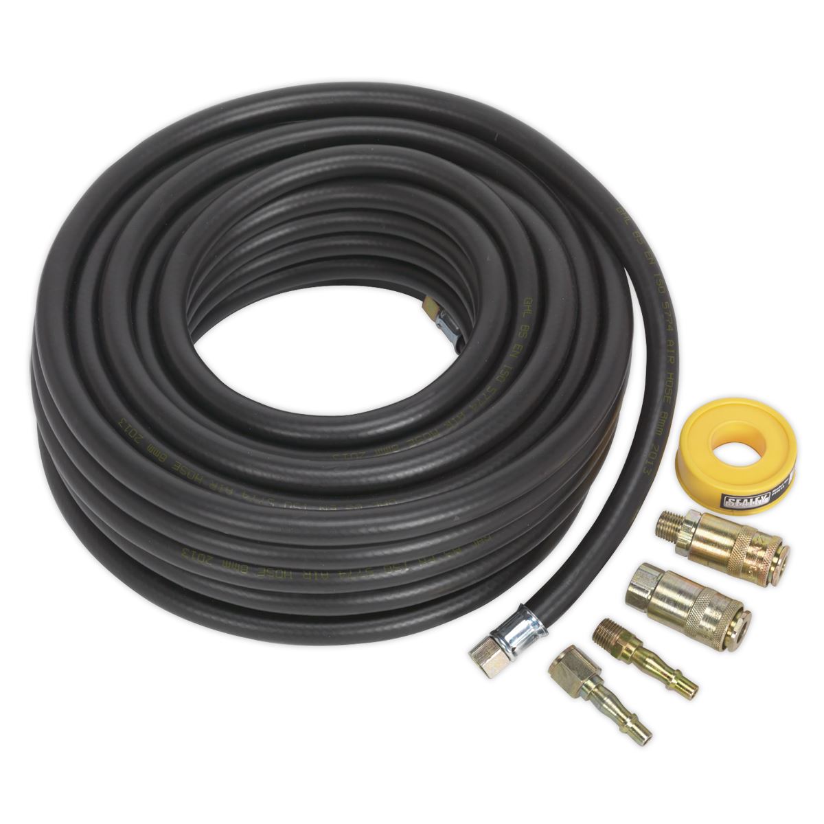Sealey Air Hose Kit 15m x Ø8mm with Connectors