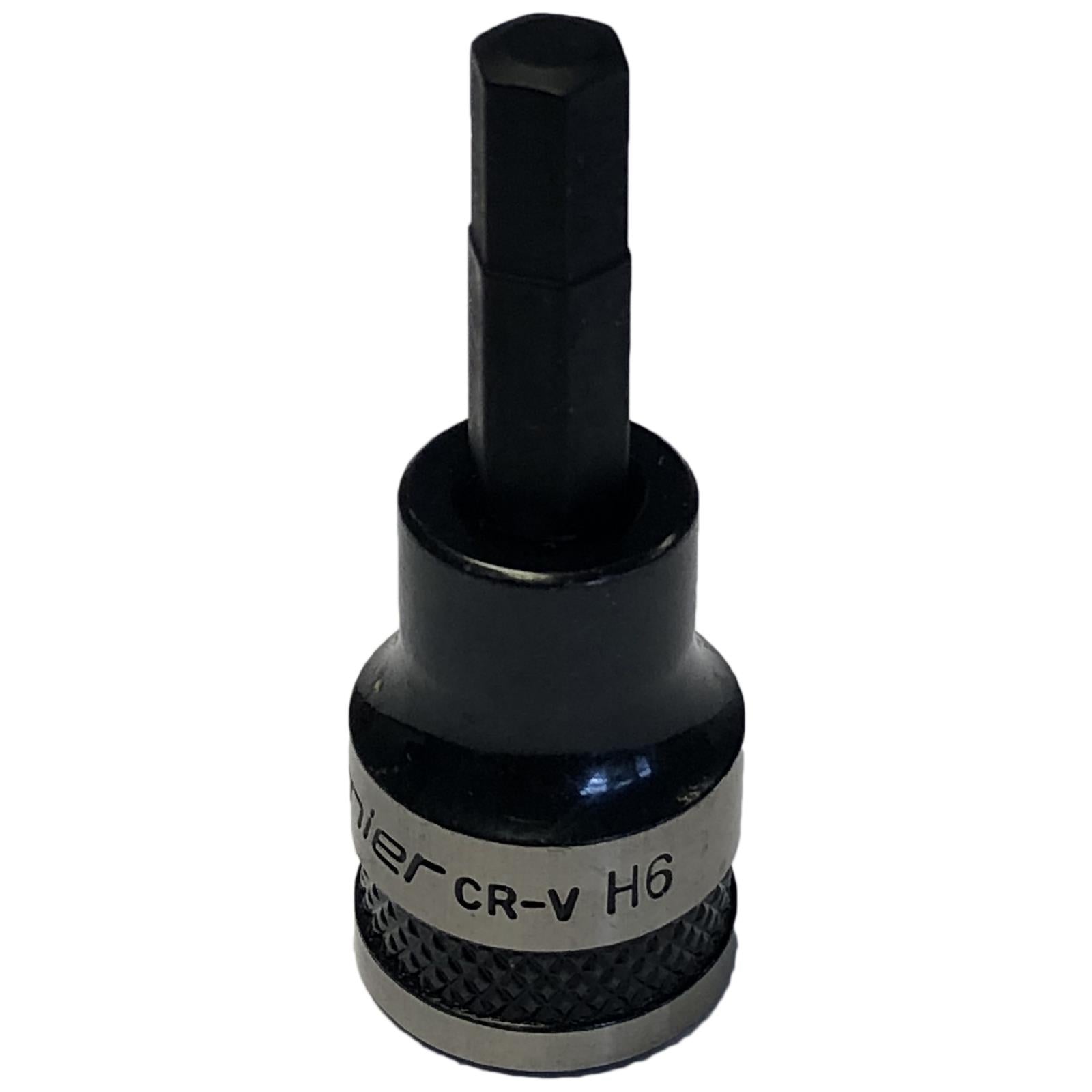 Sealey Hex Key Socket Bit 3/8" Drive Premier Black 6mm