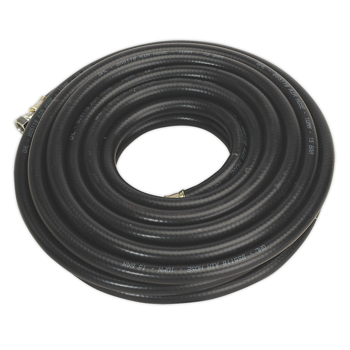 Sealey Air Hose 10m x Ø10mm with 1/4"BSP Unions Heavy-Duty