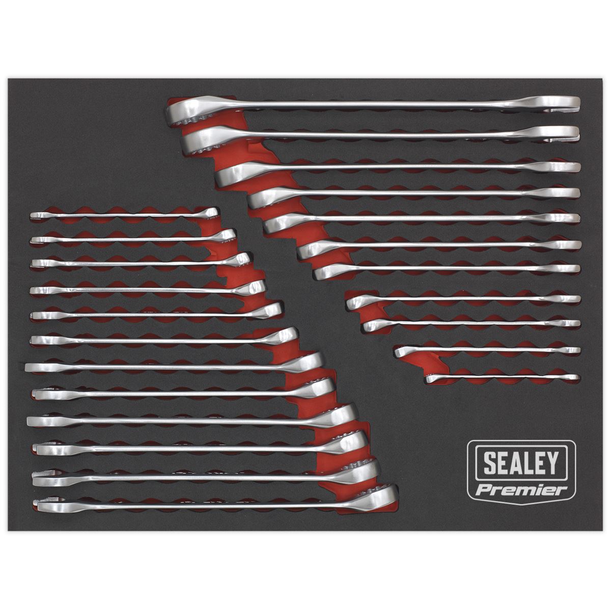 Sealey Premier 23 Piece Cold Stamped Combination Spanner Set Metric/Imperial