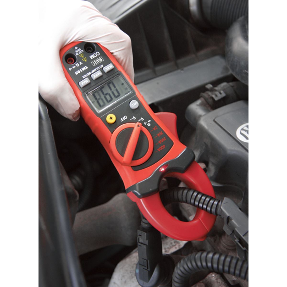 Sealey Professional Auto-Ranging Digital Clamp Meter NCVD - 6-Function