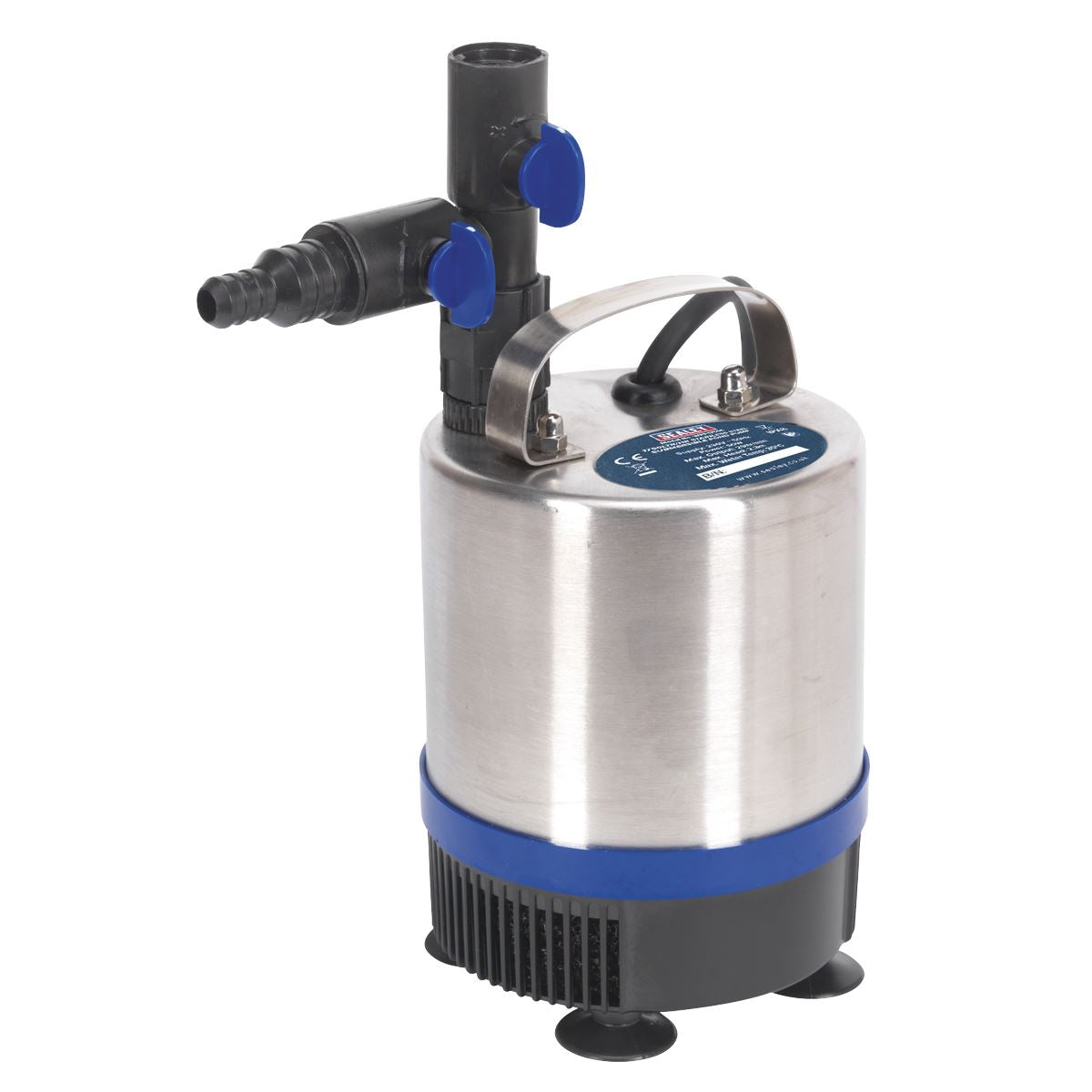 Sealey Submersible Pond Pump Stainless Steel 1750L/hr 230V