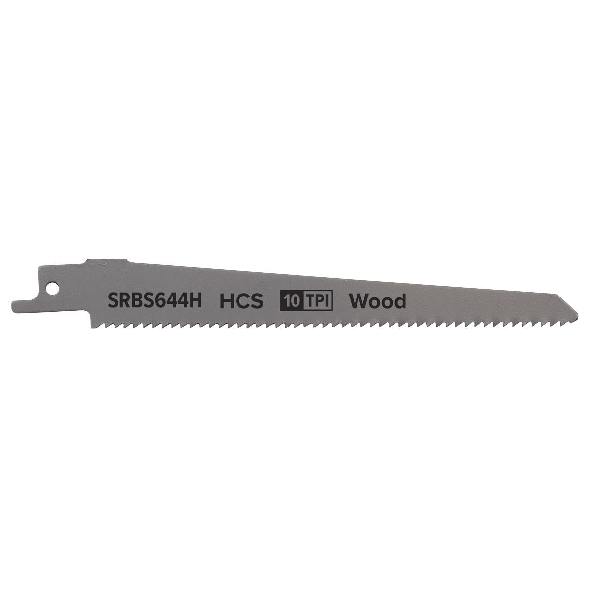 Sealey Reciprocating Saw Blade Clean Wood 150mm 10tpi - Pack of 5