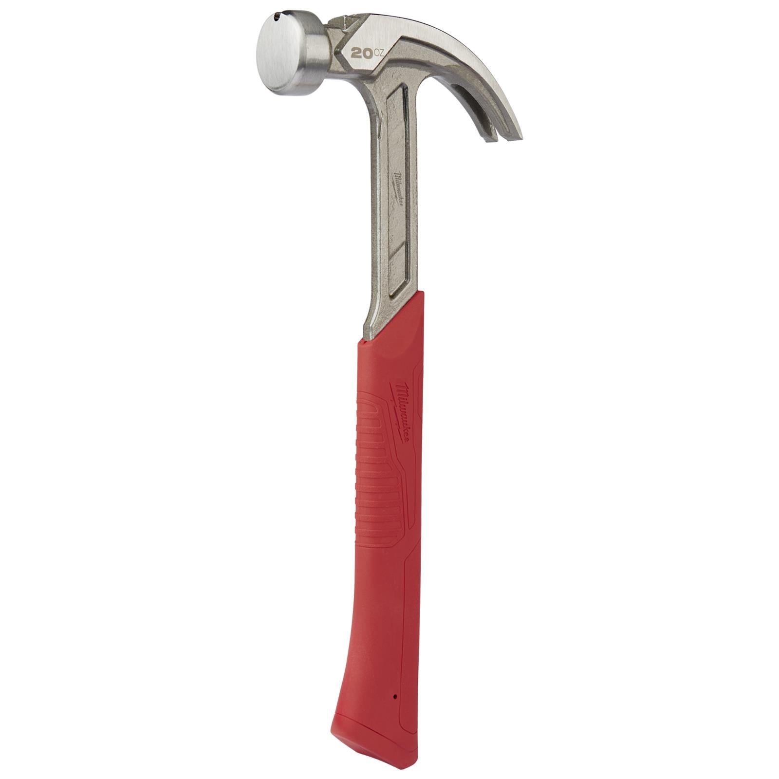 Milwaukee Steel Curved Claw Hammer 20oz Magnetic Nail Starter