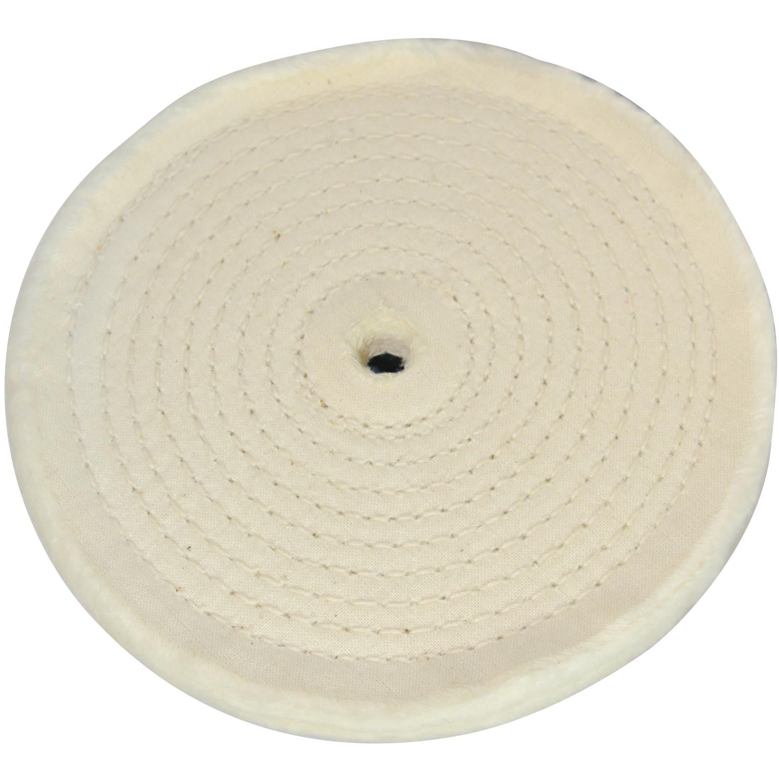 Silverline 150mm Spiral Stitched Buffing Wheel Cotton Polisher Buffer Grinder