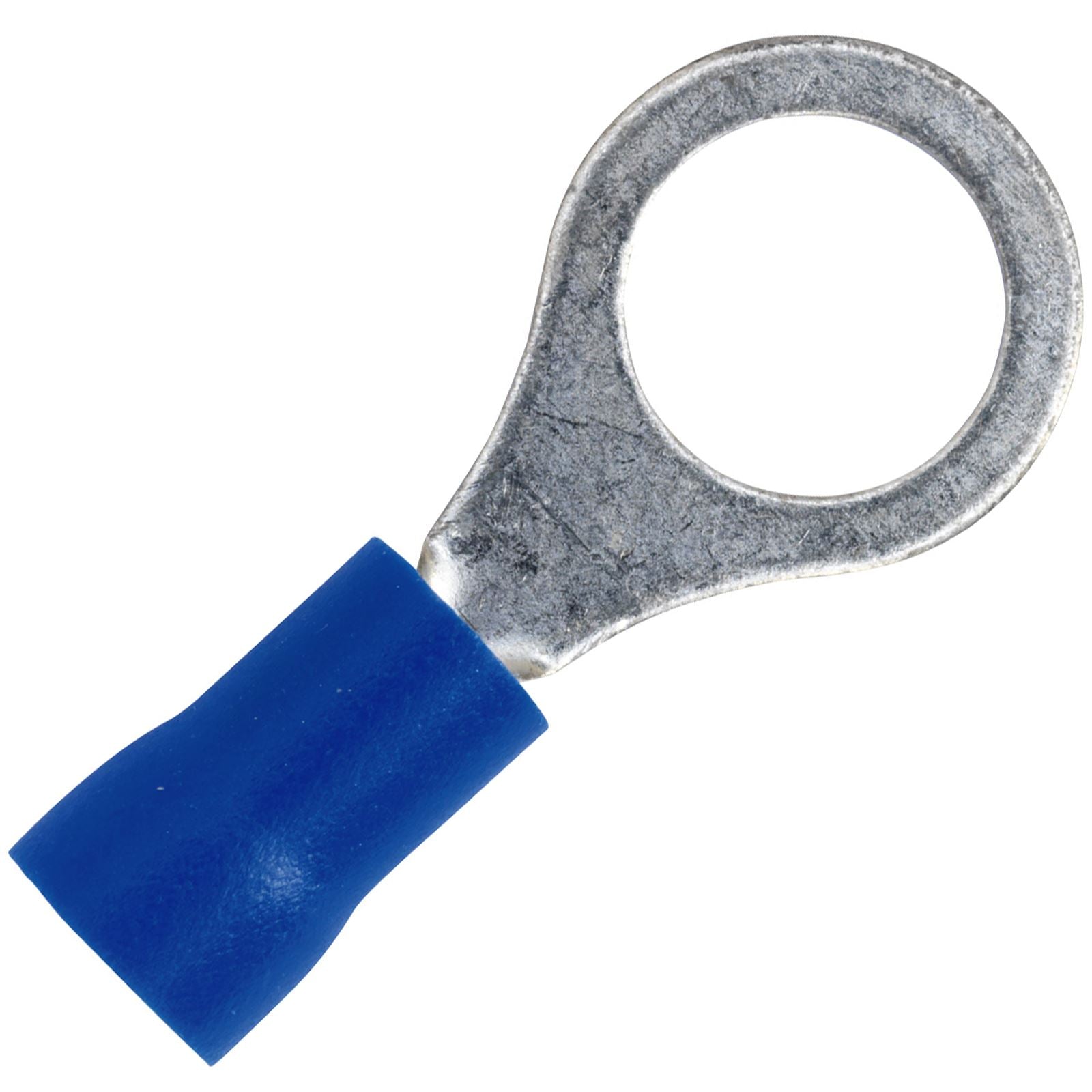 Sealey 100 Pack 8.4mm (5/16") Blue Easy Entry Ring Terminal