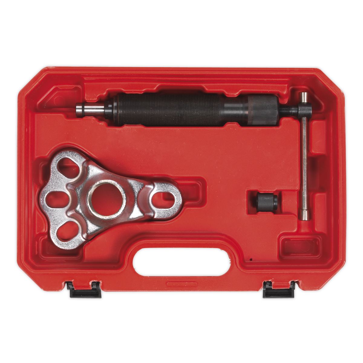 Sealey Hydraulic Hub Puller Set 10 Tonne Ram for Four and Five Stud Hubs