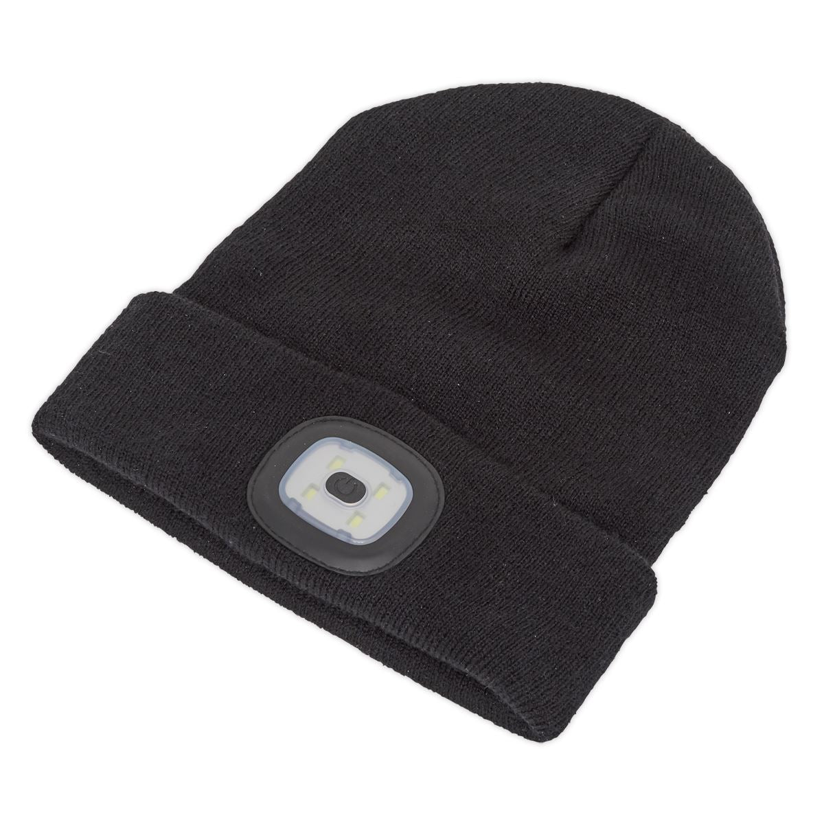 Sealey Beanie Hat 1W SMD LED USB Rechargeable