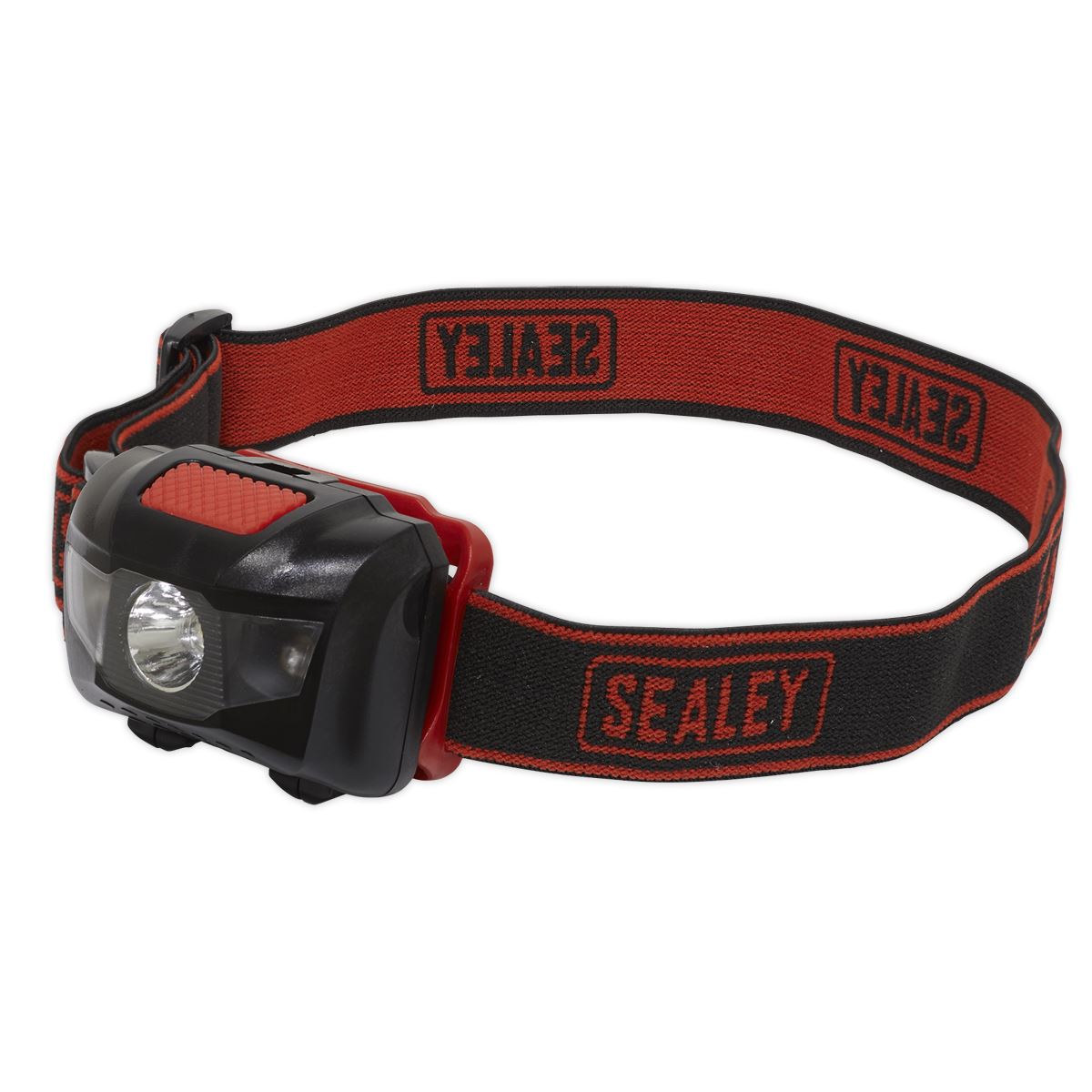 Sealey Head Torch 3W SMD & 2 Red LED 3 x AAA Cell with Auto-Sensor