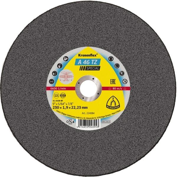 Klingspor Cutting Disc 230mm x 1.9mm Cut Off Wheel Inox A46TZ Special Flat