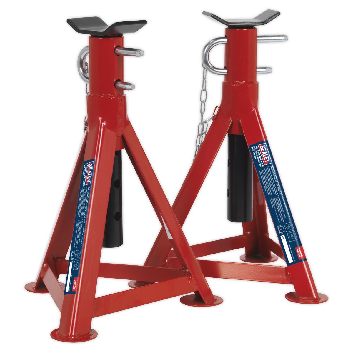 Sealey Premier Axle Stands (Pair) 2.5 Tonne Capacity per Stand