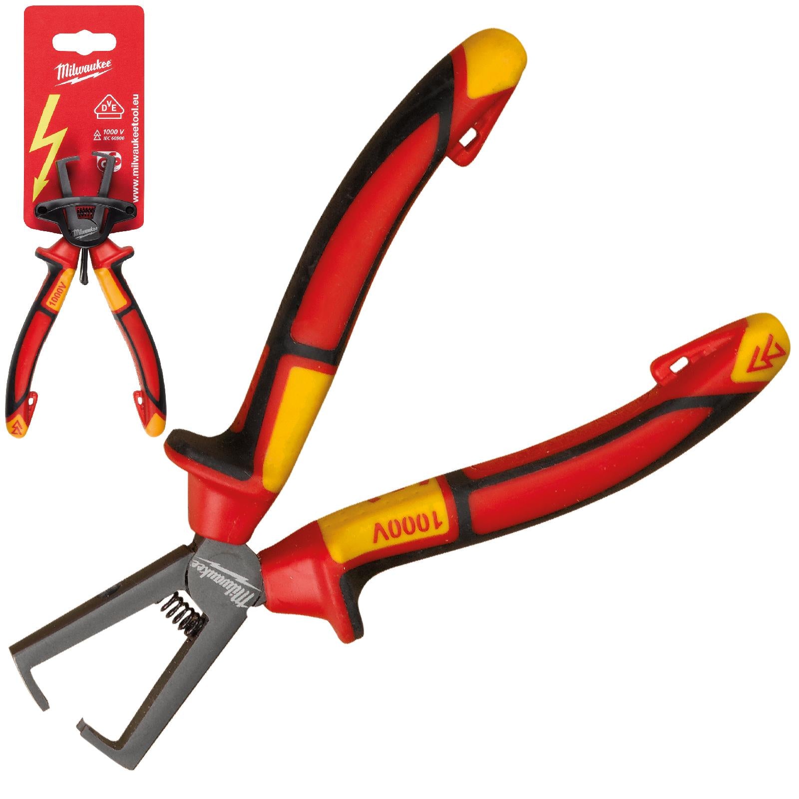 Milwaukee VDE Wire Stripping Pliers 160mm Insulated Plier 10,000V