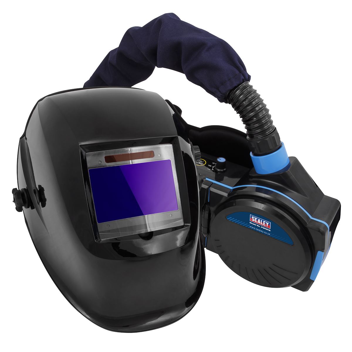 Sealey Welding Helmet with TH1 Powered Air Purifying Respirator (PAPR) Auto Darkening