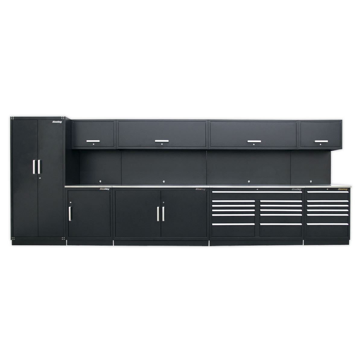 Sealey Premier Premier 5.6m Storage System - Stainless Worktop
