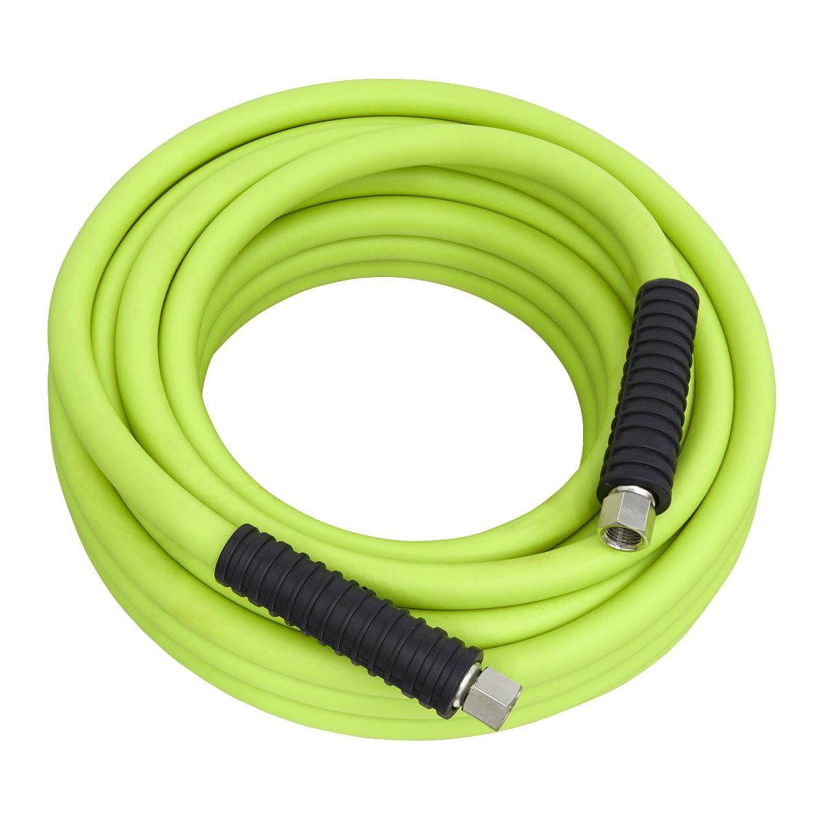 Sealey Air Hose 10m x Ø8mm Hybrid High-Visibility with 1/4"BSP Unions