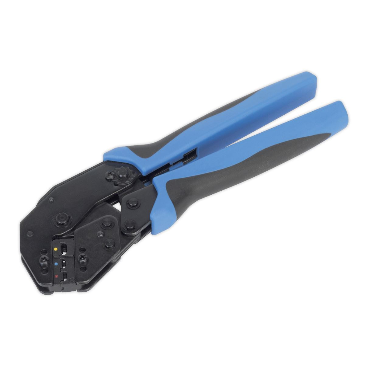Sealey Ratchet Crimping Tool Angled Head Insulated Terminals