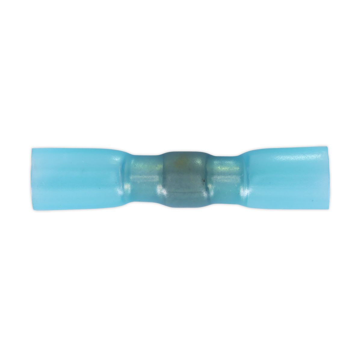 Sealey Heat Shrink Butt Connector with Crimp & Solder Blue Pack of 25