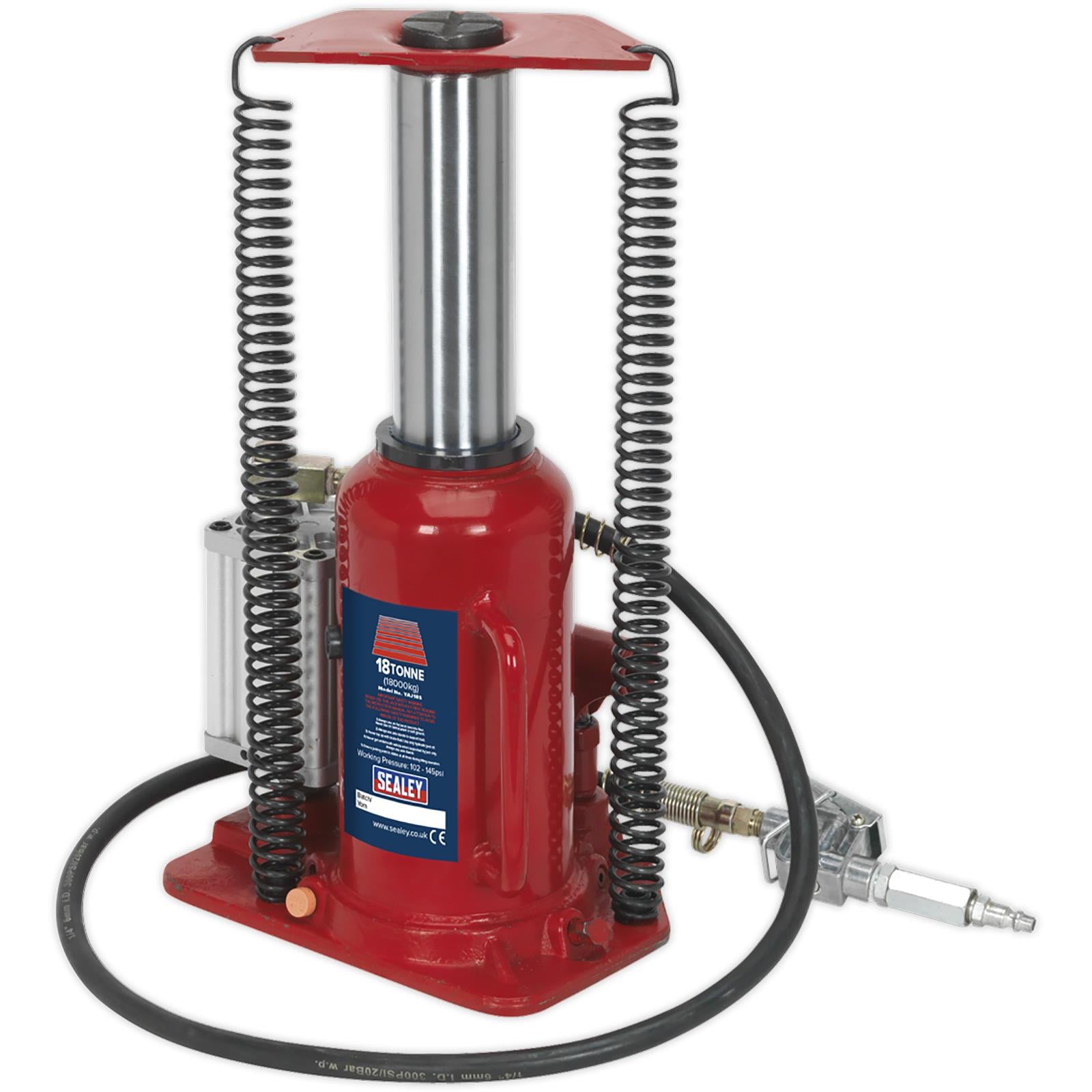 Sealey Air Operated Bottle Jack 18 Tonne