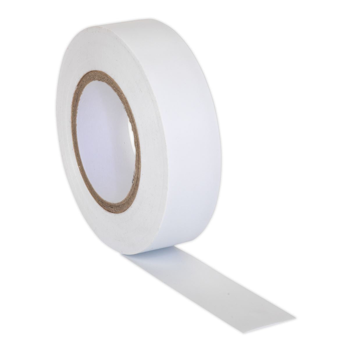 Sealey PVC Insulating Tape 19mm x 20m White Pack of 10