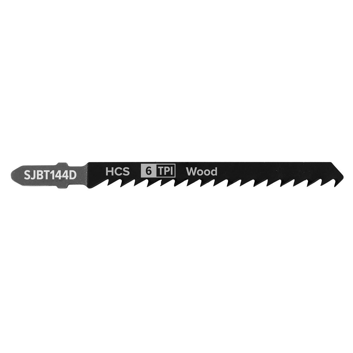 Sealey Jigsaw Blade General Wood 100mm 6tpi - Pack of 5