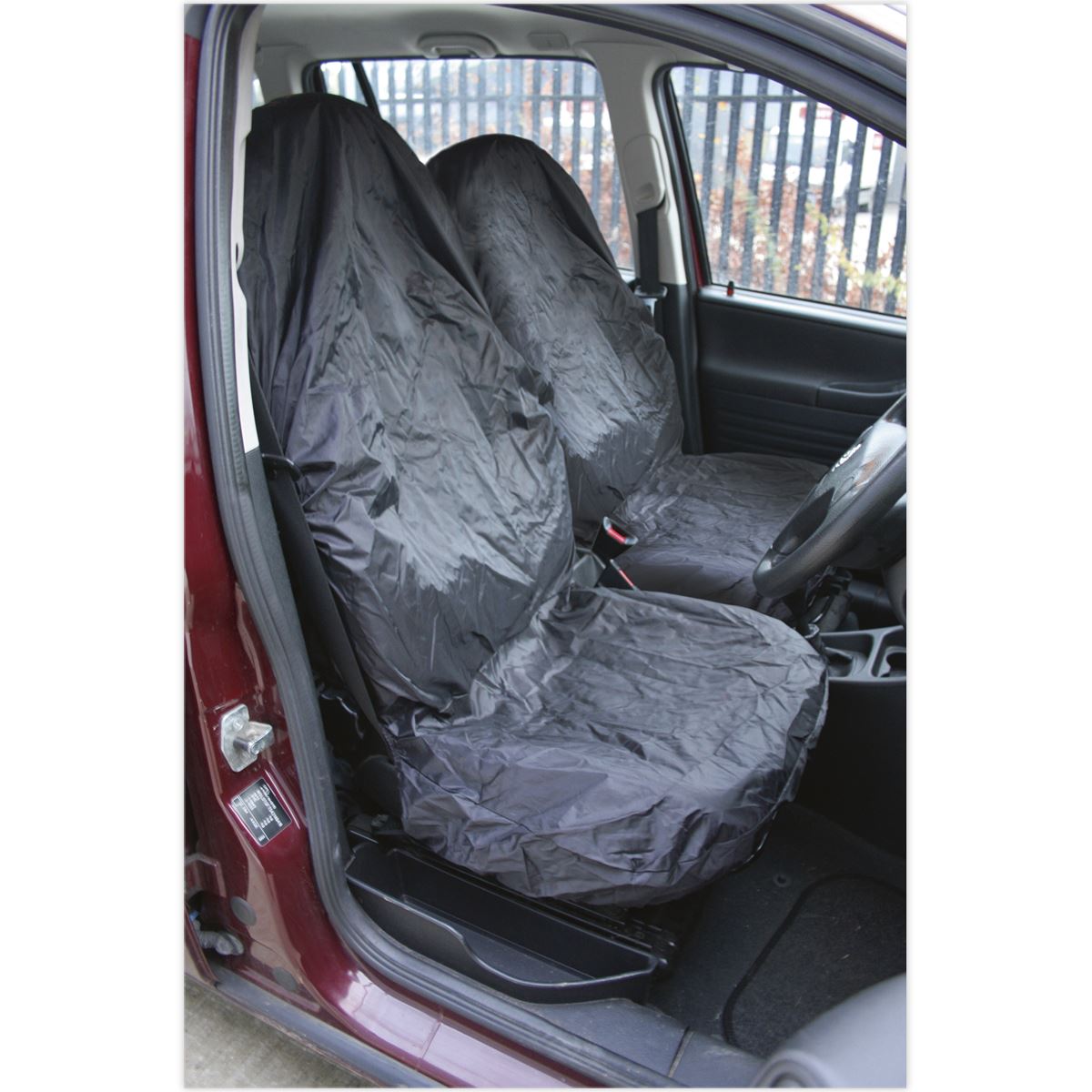 Sealey Front Seat Protector Set 2pc Lightweight