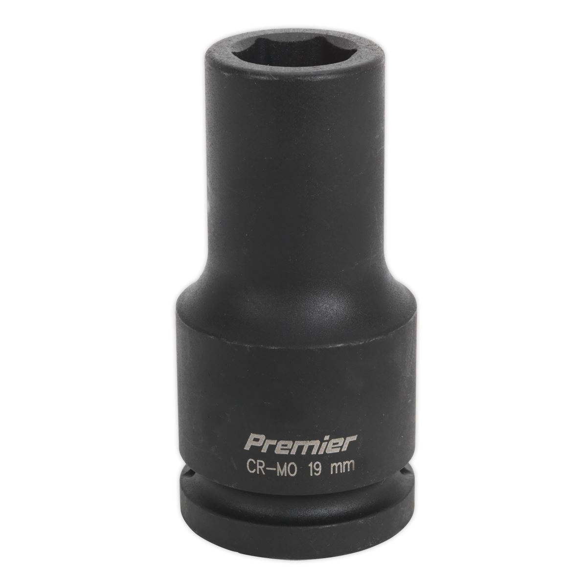 Sealey Premier Impact Socket 19mm Deep 3/4"Sq Drive