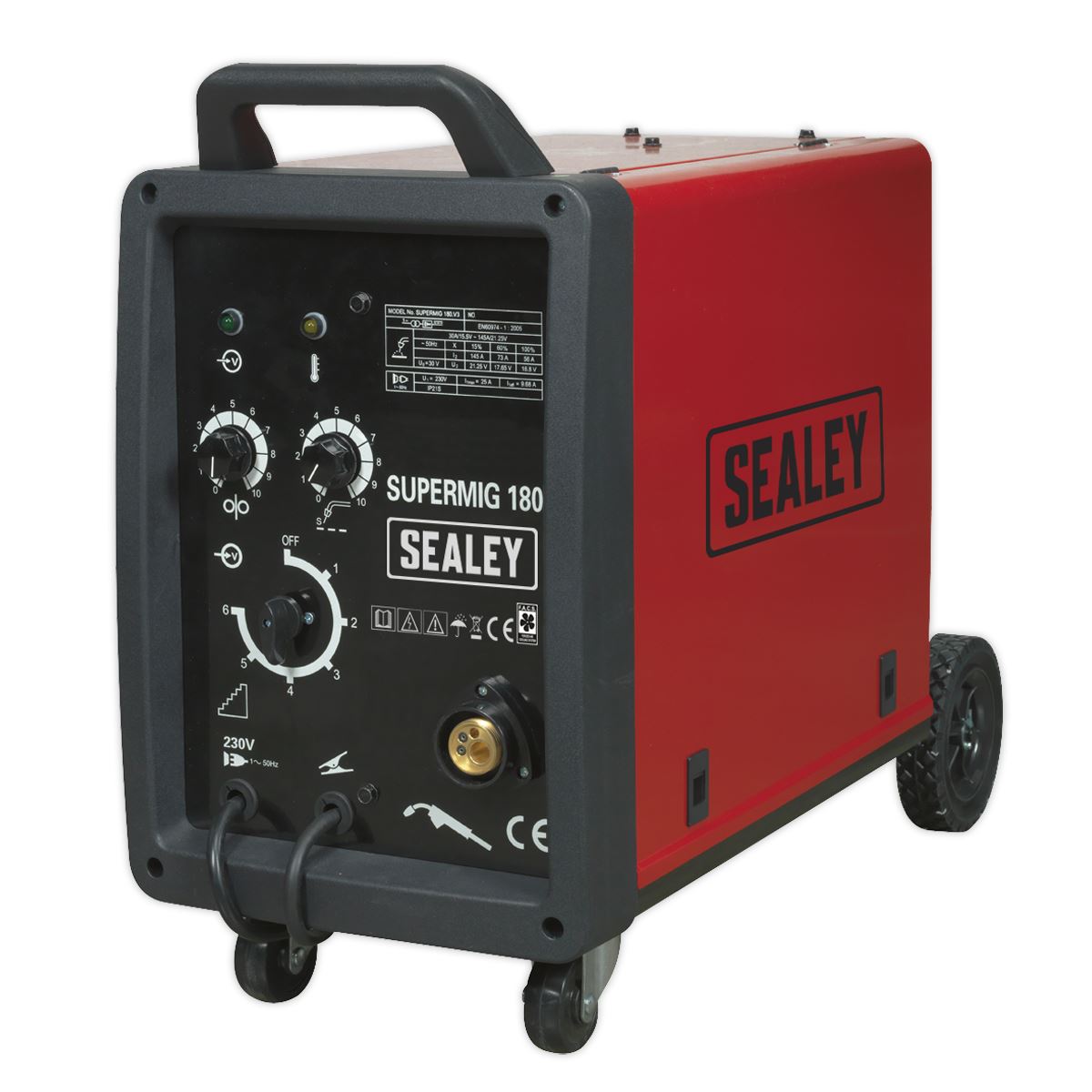 Sealey Professional MIG Welder 180A 230V with Binzel® Euro Torch