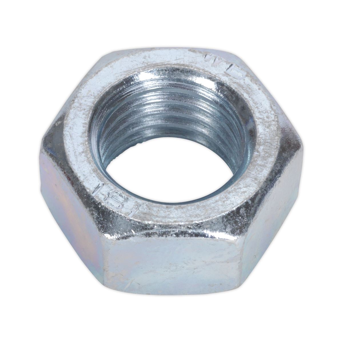 Sealey Steel Nut DIN 934 - M24 Zinc Pack of 5