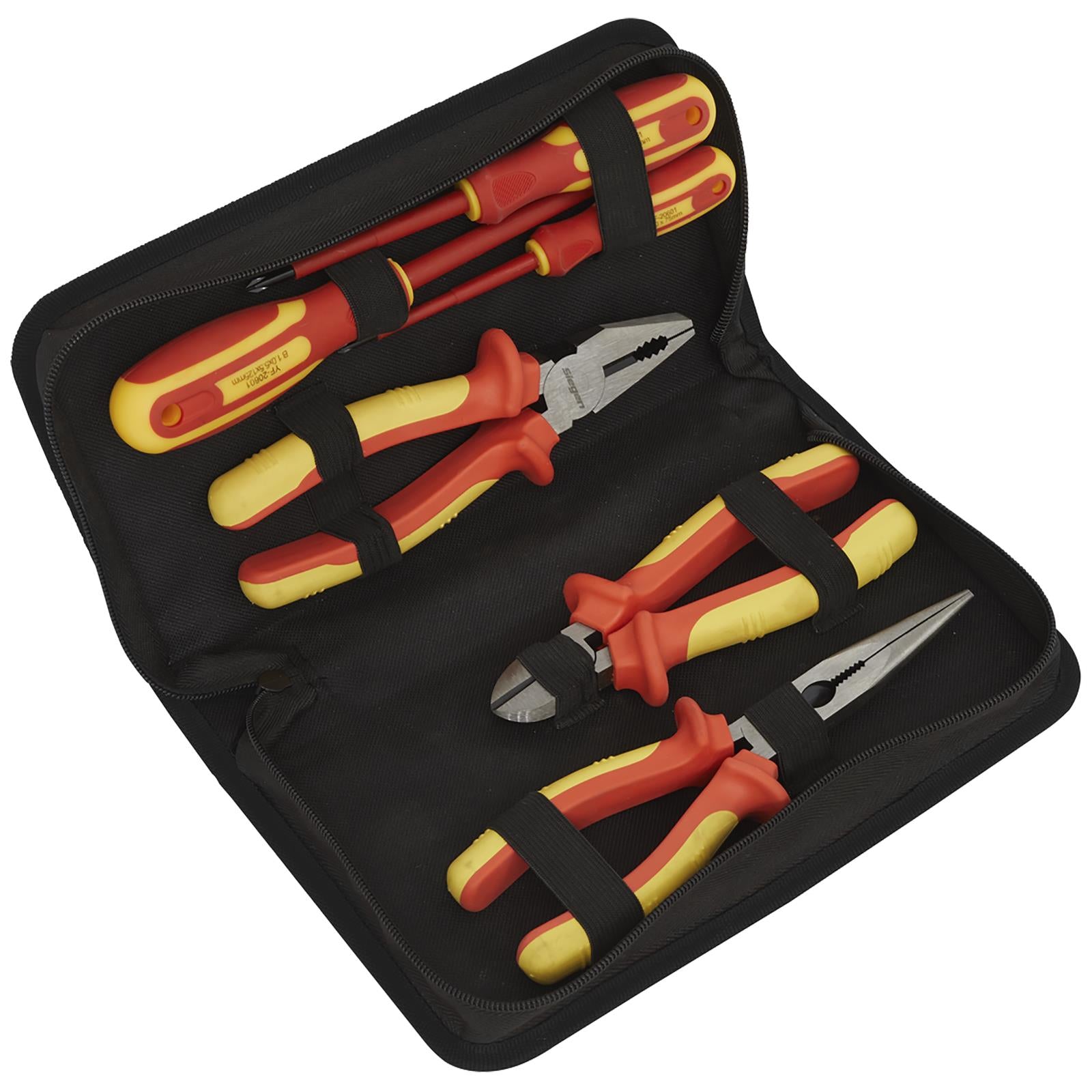 Siegen by Sealey Electrical VDE Tool Set 6 Piece Pliers Screwdrivers