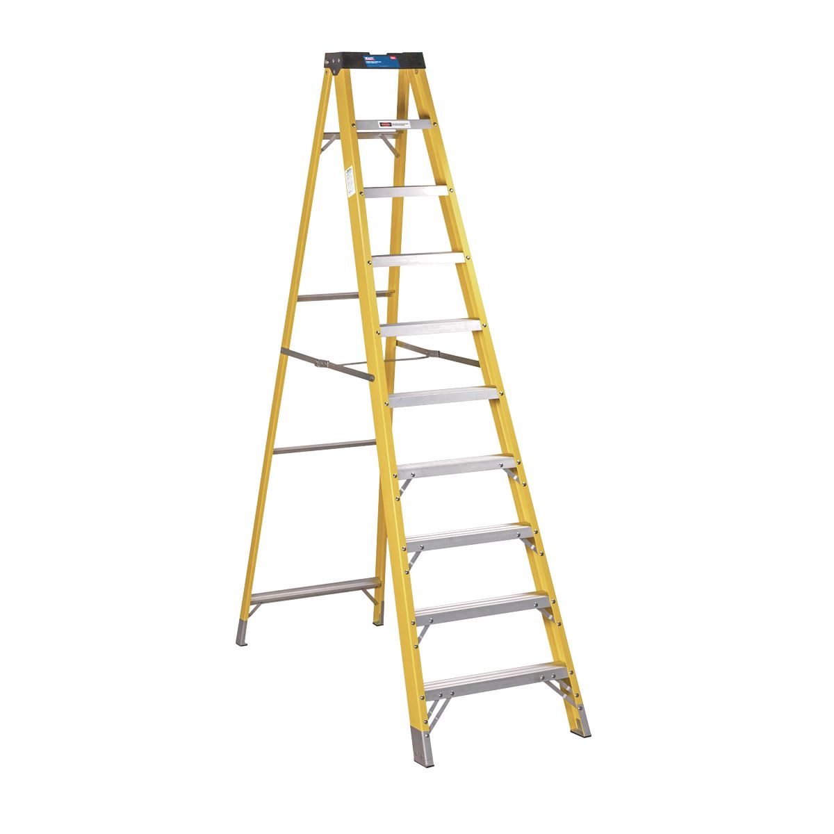 Sealey Fibreglass Step Ladder 9-Tread EN 131